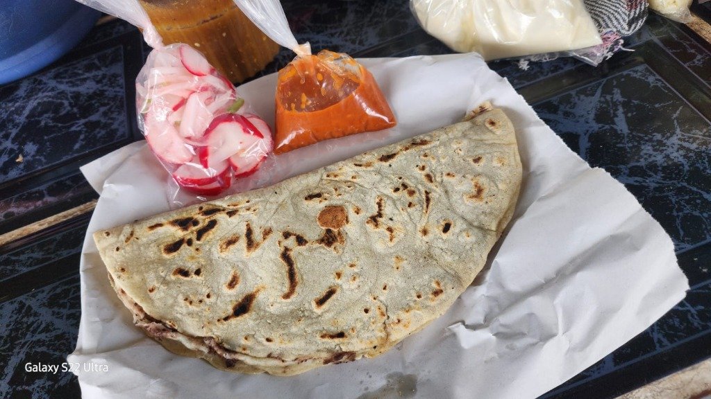 Quesadillas hechas a mano